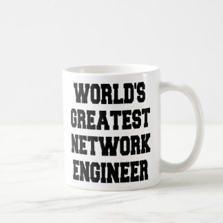 Caneca De Café Maior Engenheiro de rede do mundo