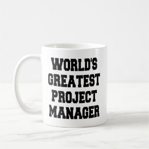 Caneca De Café Maior Gerente de Projetos do Mundo