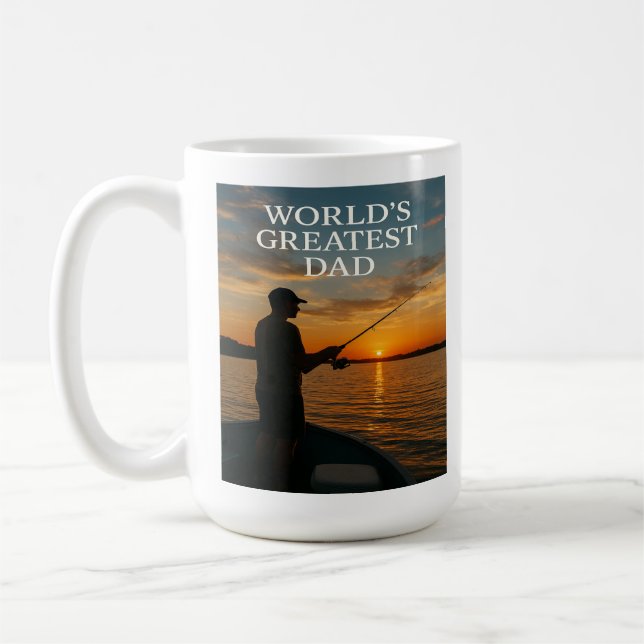 Caneca De Café Maior Pai do Mundo - Fuga Sunset (Esquerda)