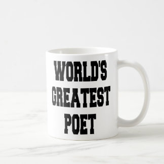 Caneca De Café Maior Poeta do Mundo