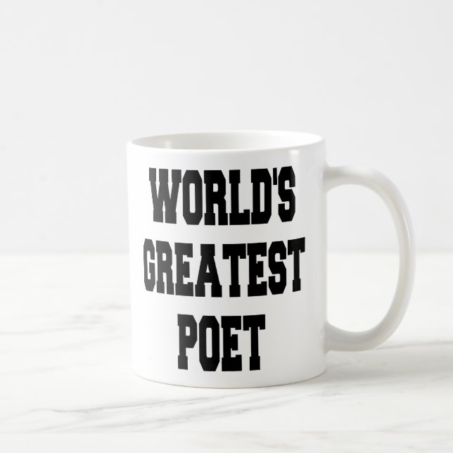 Caneca De Café Maior Poeta do Mundo (Direita)