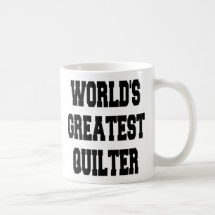 Caneca De Café Maior Quilter do Mundo