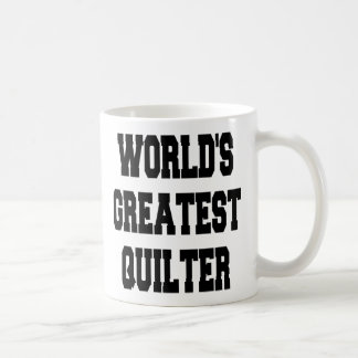 Caneca De Café Maior Quilter do Mundo