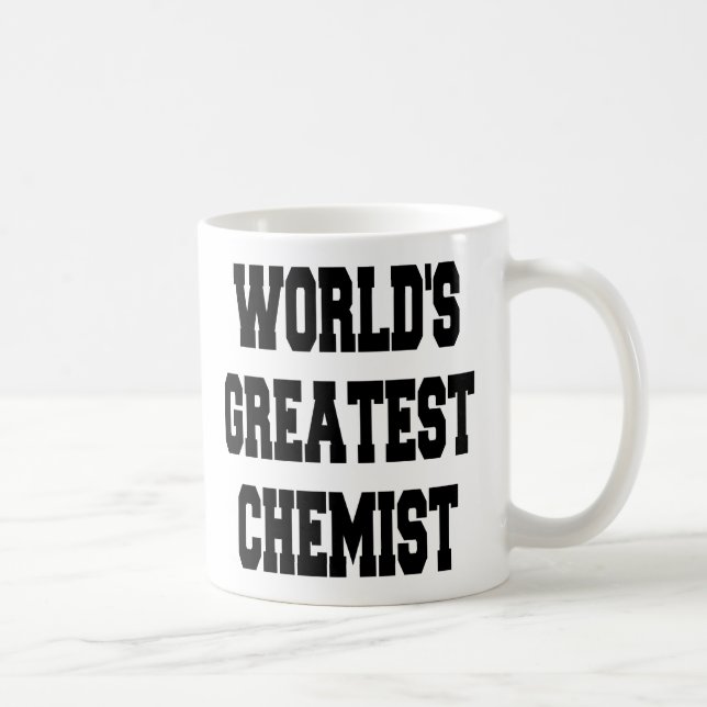 Caneca De Café Maior Químico do Mundo (Direita)