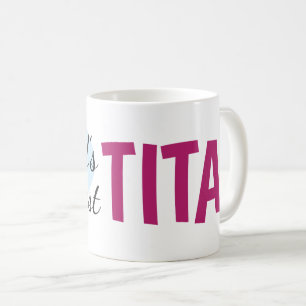 Caneca De Café Maior Tita (11 oz) Café Mug do Mundo