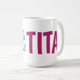 Caneca De Café Maior Tita (15 oz) Café Mug do Mundo