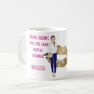 Caneca De Café Mais Amigos Engraçados Com Mesmo Presente De Pertu