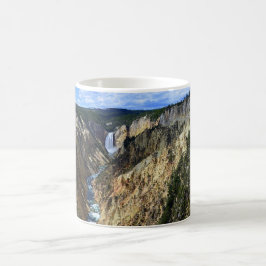 Caneca De Café Mais baixas quedas de Yellowstone, parque nacional