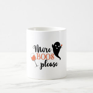 Caneca De Café Mais Boos Por Favor Legal Fantasma De Halloween