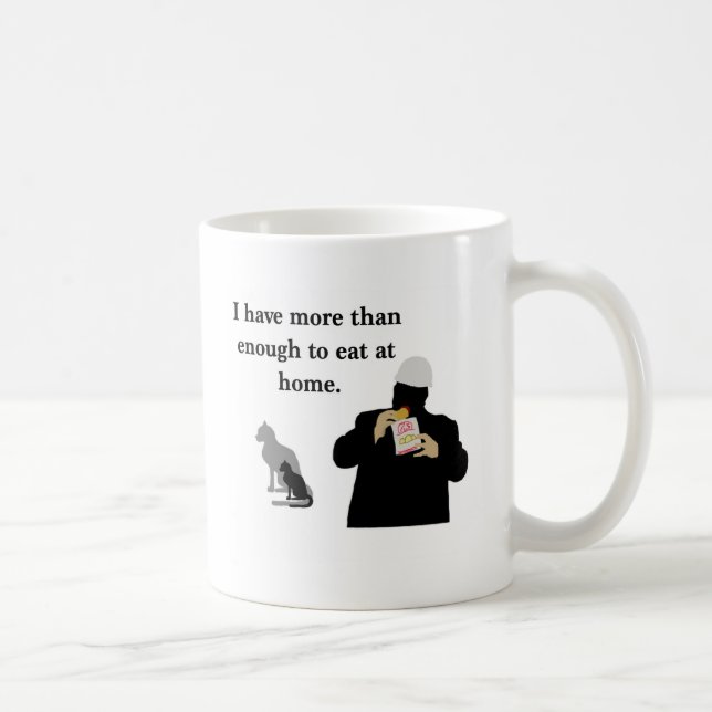 Caneca De Café Mais do que bastante a comer (Direita)
