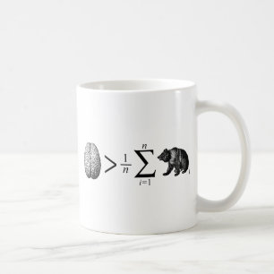 Caneca De Café Mais esperto do que o urso médio