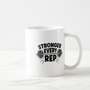 Caneca De Café Mais Forte Cada Eleitor De Peso Montador Bodybuild