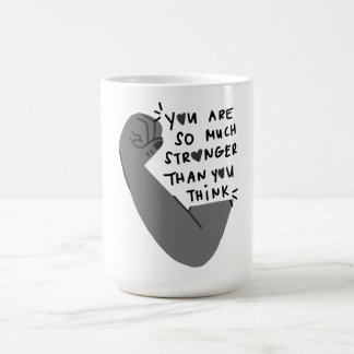 Caneca De Café Mais Forte do que Você Pensa – Tipografia de Empod