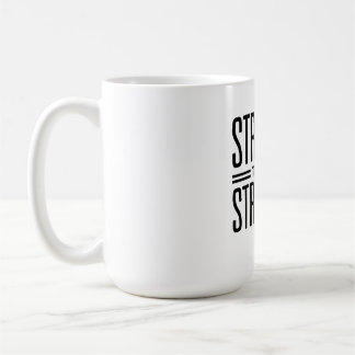 Caneca De Café Mais forte que as minhas lutas