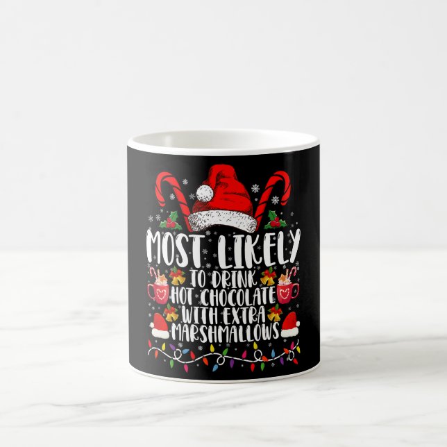 Caneca De Café Mais Propenso a Beber Marshmallows de Chocolate Qu (Centro)