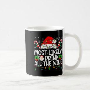 Caneca De Café Mais Propenso a Beber O Vinho Reunião de Família