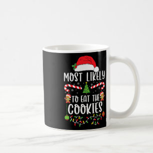 Caneca De Café Mais Propenso a Comer os Biscoitos do Papai Noel J