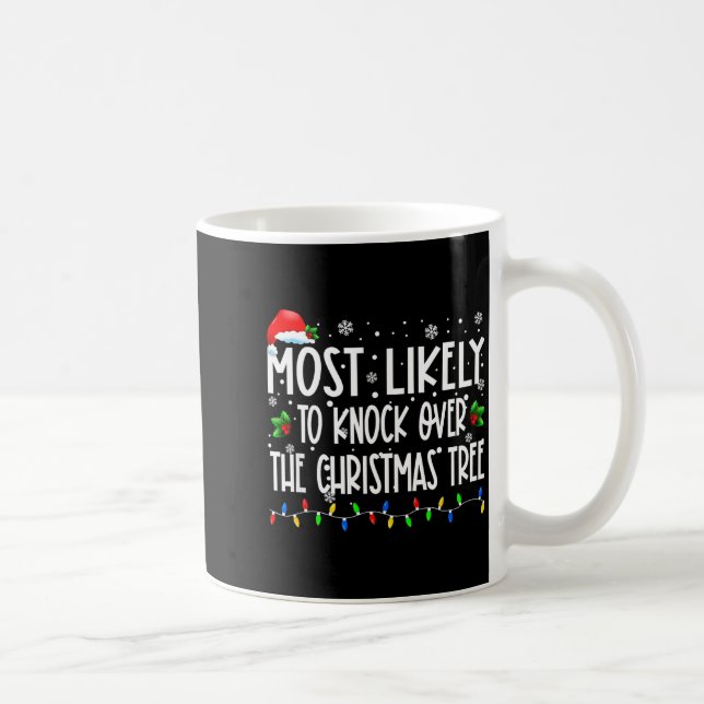 Caneca De Café Mais Propenso a Derrubar a Árvore de Natal Chris (Direita)