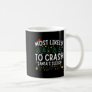 Caneca De Café Mais Propenso a Derrubar o Trenó do Papai Noel Cor