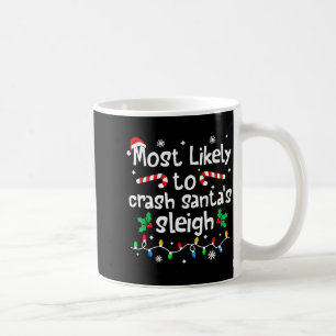 Caneca De Café Mais Propenso a Derrubar o Trenó do Papai Noel Cor