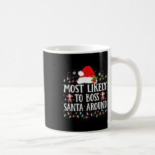 Caneca De Café Mais Propenso a Mandar no Papai Noel Correspondênc
