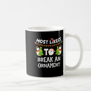 Caneca De Café Mais Propenso a Quebrar um Boneco de Neve Família