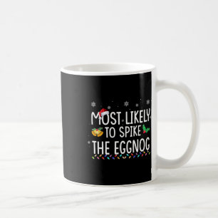 Caneca De Café Mais Propenso a Temperar o Eggnog Família Correspo