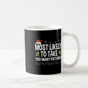 Caneca De Café Mais Propenso a Tirar Muitas Fotos Família Diverti