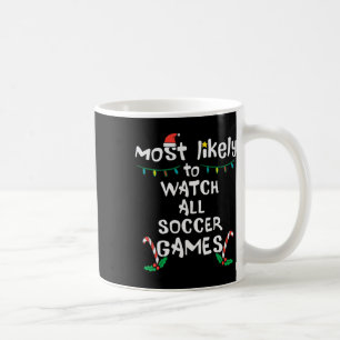 Caneca De Café Mais Provável Assistir A Matriz Da Família Xmas De