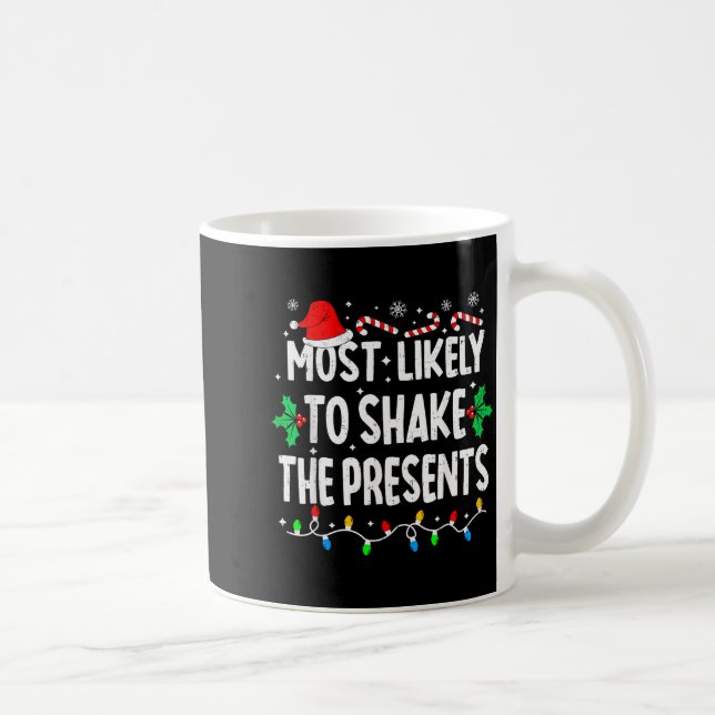 Caneca De Café Mais Provável De Sacudir O Natal Combinado Com A F (Direita)