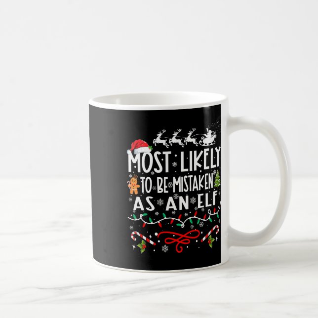 Caneca De Café Mais Provável De Ser Errado Como Cristo Da Família (Direita)