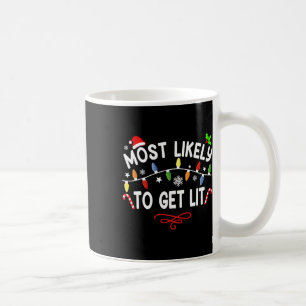 Caneca De Café Mais Provável De Ter Um Natal Familiar Corresponde