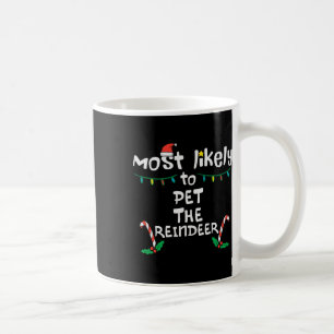 Caneca De Café Mais Provável Matador Da Família Xmas De Natal Pet