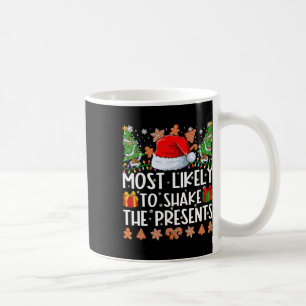 Caneca De Café Mais Provável Para Agitar O Natal Da Família Atual
