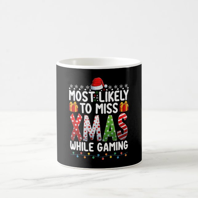 Caneca De Café Mais Provável Para Mentir Xmas Durante Jogos De Jo (Centro)