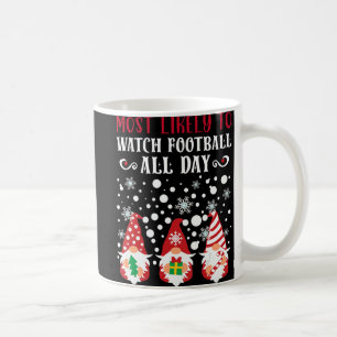 Caneca De Café Mais Provável Para Os Gnomos De Natal Assistem Ao
