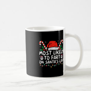 Caneca De Café Mais Provável Para Se Debruçar Sobre O Natal Da Fa