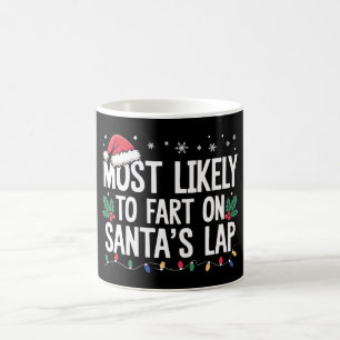 Caneca De Café Mais Provável Para Se Debruçar Sobre O Natal Dos P