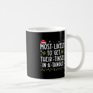 Caneca De Café Mais Provável Para Ter A Tinsel Em Uma Família De
