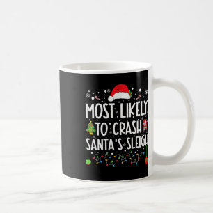 Caneca De Café Mais Provável Para Travar Papais noeis De Sleigh D