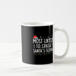 Caneca De Café Mais Provável Para Travar Papais noeis De Sleigh D