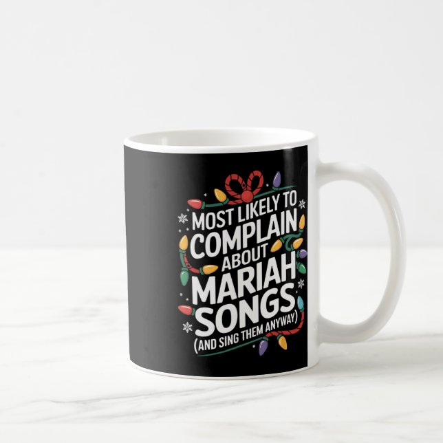 Caneca De Café Mais Provável Reclamar Músicas Correspondendo Ao N (Direita)