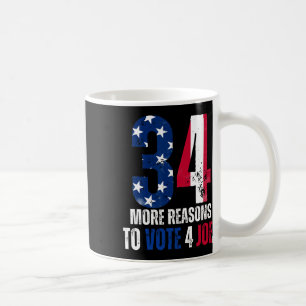 Caneca De Café Mais Razões Para Votar Para Joe Funny No Felon Par
