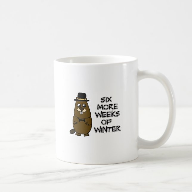 Caneca De Café Mais seis semanas de inverno (Direita)