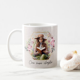Caneca De Café Mais um capítulo com pano de fundo texturizado