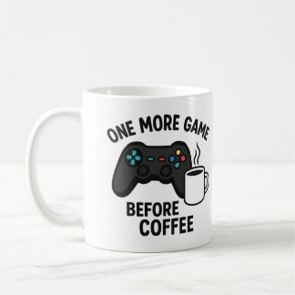 Caneca De Café "Mais Um Jogo Antes Do Café"