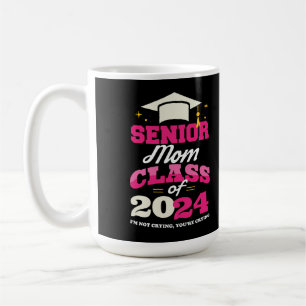 Caneca De Café Mais velho Mãe Classe de 2024 Orgulhosa Mamã Engra