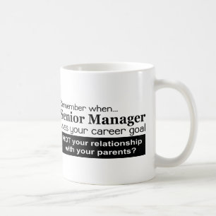 Caneca De Café Mais velho Management Careal Goal Mug - Preto