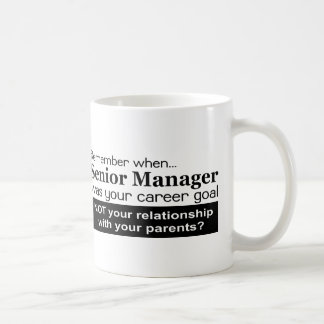 Caneca De Café Mais velho Management Careal Goal Mug - Preto
