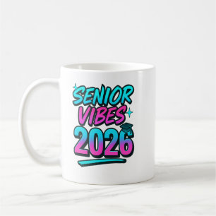Caneca De Café Mais velho Vibes 2026 Graduação Mug - Classe Diver